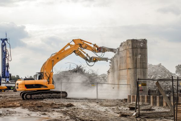 Silo Demolition in Charlotte