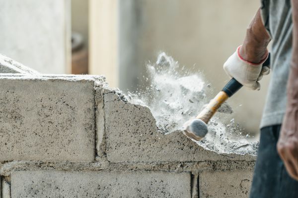 Block Wall Demolition in Charlotte